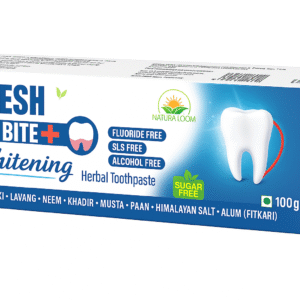 Fresh Bite+ Whitening Herbal Toothpaste – Nature’s Best for a Radiant Smile