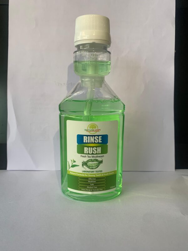 💧 Rinse Rush Mouthwash – Herbal Freshness, Natural Protection 💧